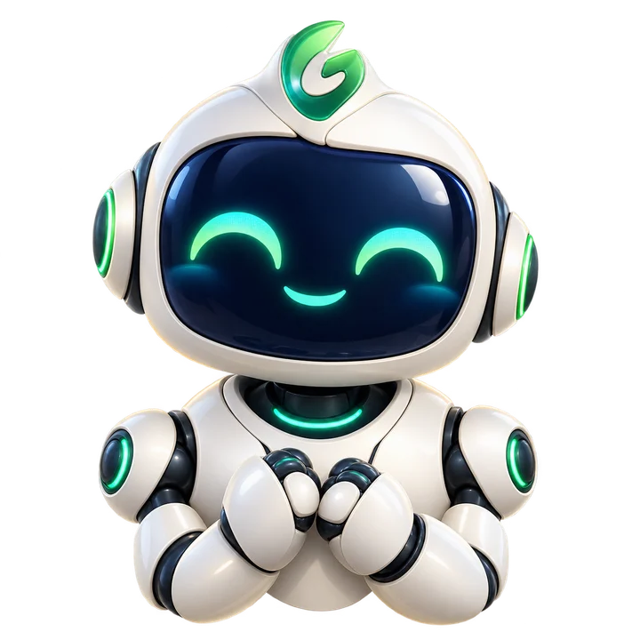 LUMA, robot creativo de aspecto tridimensional